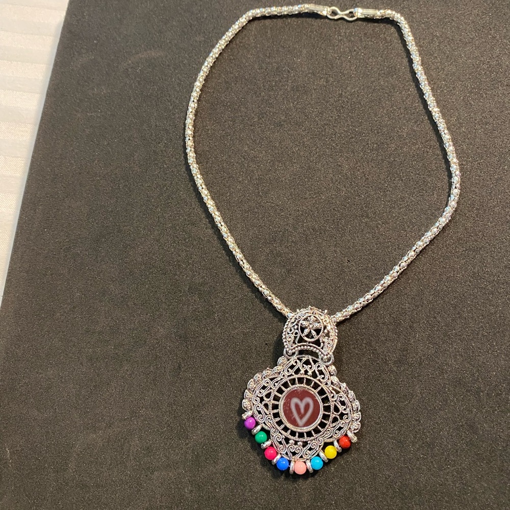 🆕 silver mirror necklace with earrings - Picture 9 of 9